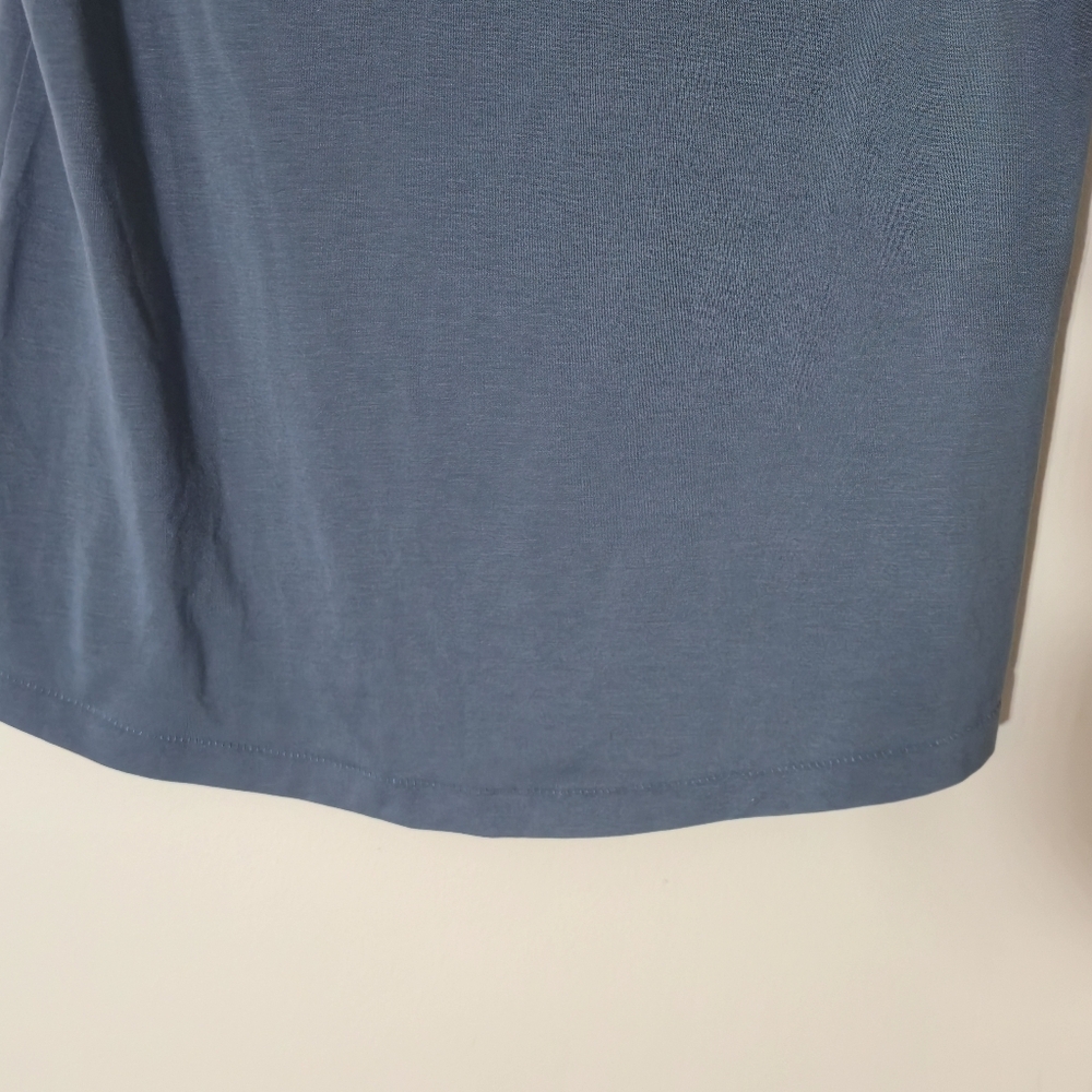 Kuhl Vega Blue V-Neck Tank Top Small Soft‎ 100% Organic Cotton Sustainable GOTS - Picture 10 of 10
